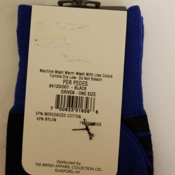 Per pedes mens bada bing driven black socks-new - Picture 3 of 3